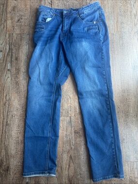 Born Primitive Men's Medium Blue Straight Jeans